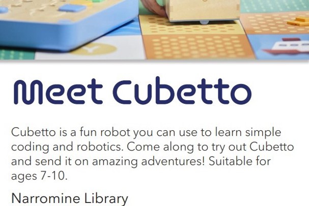 Robo Time Robotics Club:  Meet Cubetto