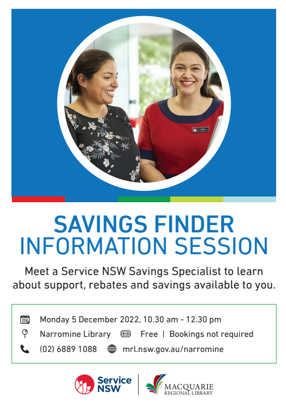Savings Finder Information Session