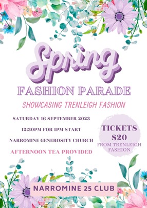 Narromine 25 Club Spring Fashion Parade